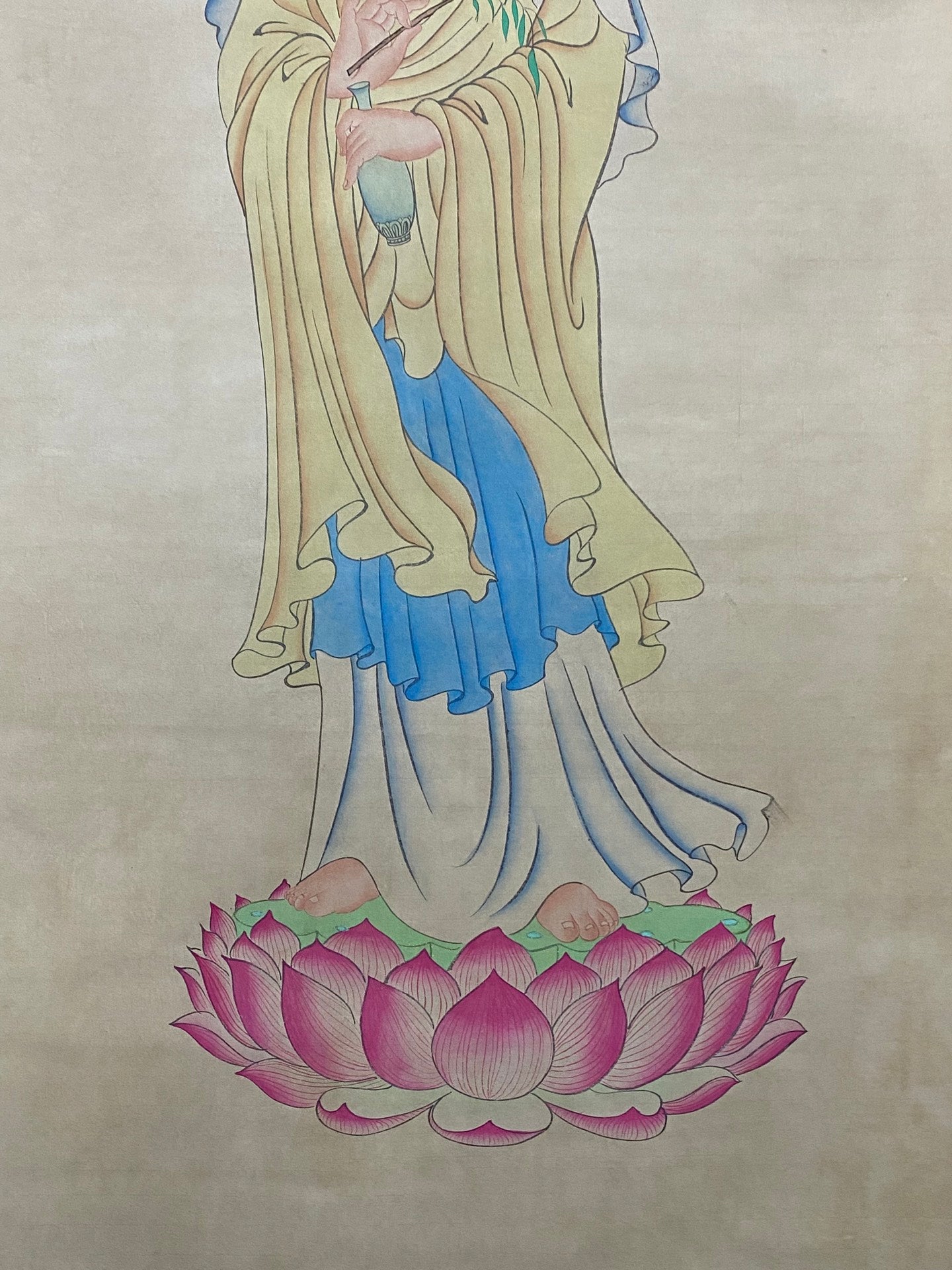張大千中堂佛像畫