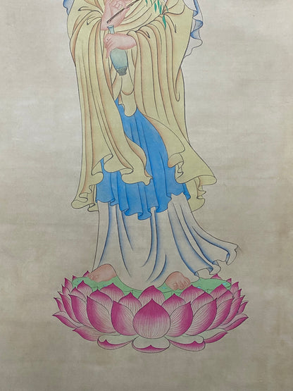 張大千中堂佛像畫