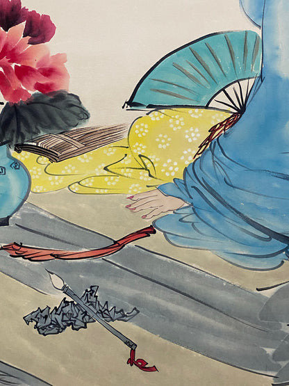 白伯骅中堂花鳥畫