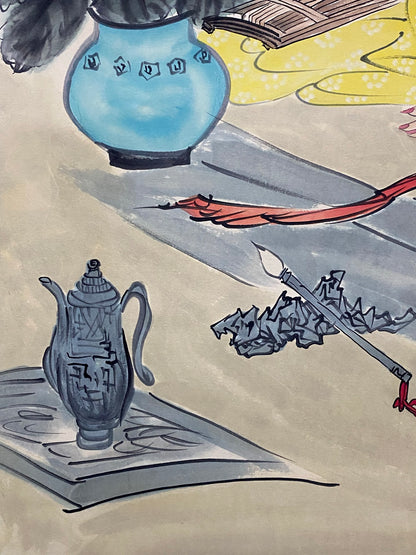 白伯骅中堂花鳥畫
