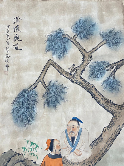 徐禎卿中堂人物畫