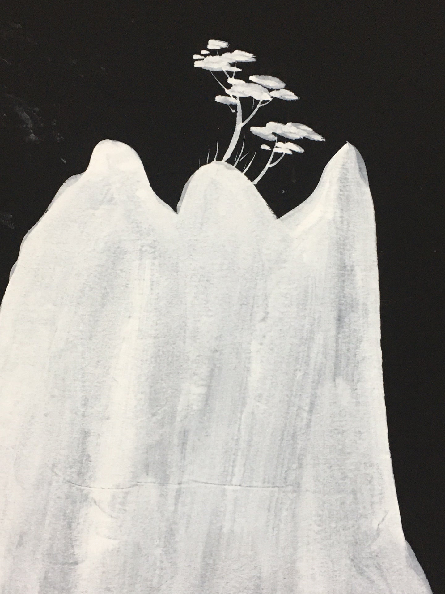 吳冠中中堂山水畫