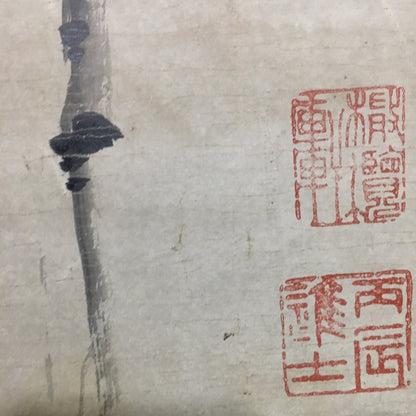 鄭板橋中堂竹子畫