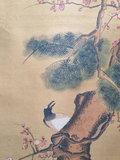呂紀中堂四喜圖