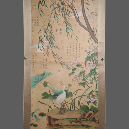 趙佶中堂花鳥畫