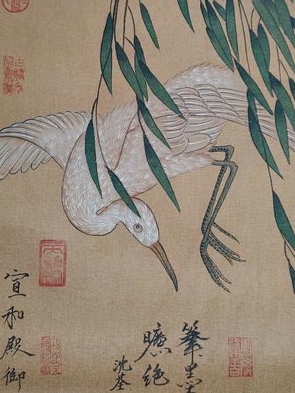 趙佶中堂花鳥畫