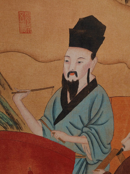 顧閎中中堂人物畫